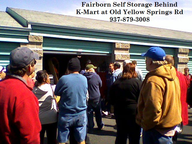 Fairborn Self Storage Wars Auction Photo